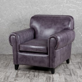 Кресло кожаное Элегант (Фиолетовый) в Иркутске - irkutsk.katalogmebeli.com | фото
