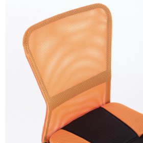 Кресло компактное BRABIX Smart MG-313 (черный, оранжевый) в Иркутске - irkutsk.katalogmebeli.com | фото 4