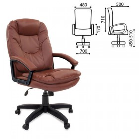 Кресло офисное BRABIX Trend EX-568 (коричневый) в Иркутске - irkutsk.katalogmebeli.com | фото