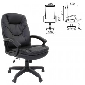 Кресло офисное BRABIX Trend EX-568 (черный) в Иркутске - irkutsk.katalogmebeli.com | фото