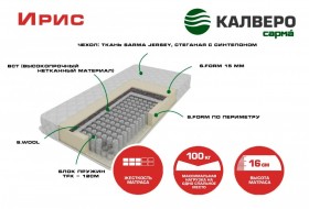 Матрас IRIS 1400*2000 в Иркутске - irkutsk.katalogmebeli.com | фото