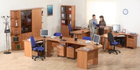 Мебель для персонала Альфа 61 Ольха в Иркутске - irkutsk.katalogmebeli.com | фото 1