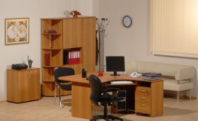 Мебель для персонала Рубин 42 Светлый миланский орех в Иркутске - irkutsk.katalogmebeli.com | фото 2