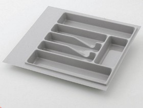 Вкладыш для кухонных принадлежностей, серый, Volpato 300 мм в Иркутске - irkutsk.katalogmebeli.com | фото